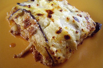“Pastitsio with Aubergines and Sausages”